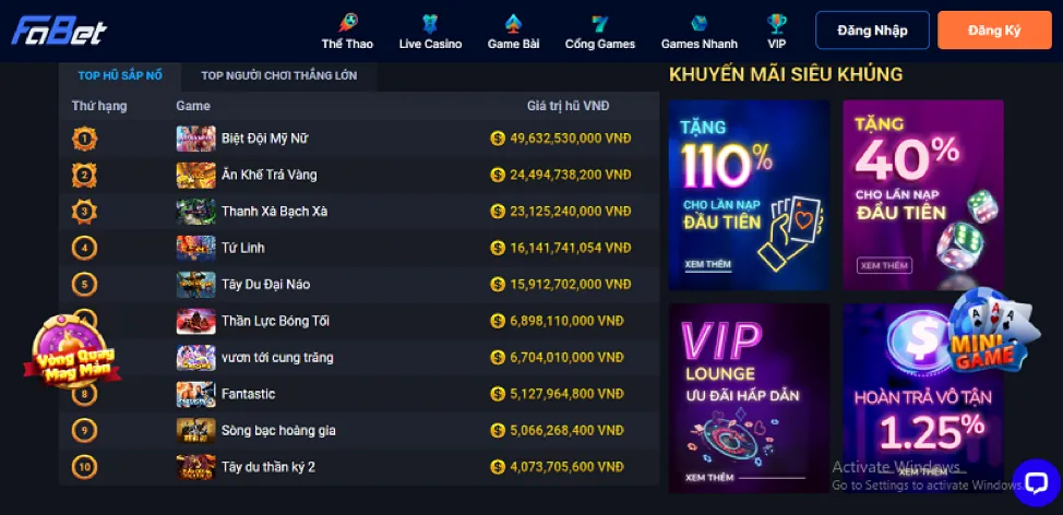 Minh họa biểu mẫu đăng ký v777